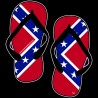 Shore Redneck Dixie Flops Decal