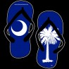 Shore Redneck South Carolina Flops Decal