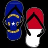 Shore Redneck NC Flops Decal