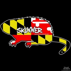 Shore Redneck MD Muskrat Skinner Decal