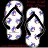 Shore Redneck Dixie Crab Flops Decal