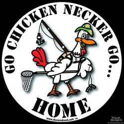 Shore Redneck Official Chicken Necker Camo Decal