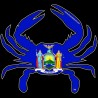 Shore Redneck New York Crab Decal