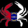 Shore Redneck North Carolina Crab Decal