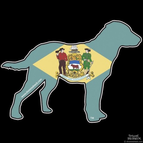 Shore Redneck Delaware Chesapeake Bay Retriever Decal