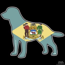 Shore Redneck Delaware Labrador Decal