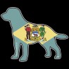 Shore Redneck Delaware Labrador Decal